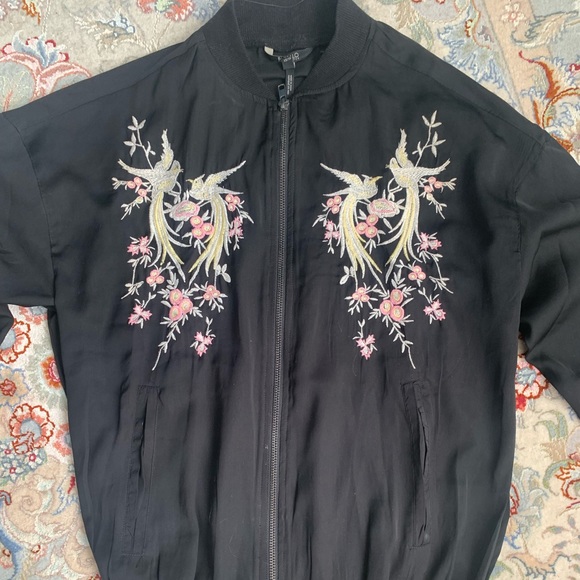 Buffalo David Bitton Embroidered Bomber Jacket - Picture 3 of 8